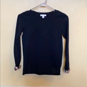 Girls Burberry black top
